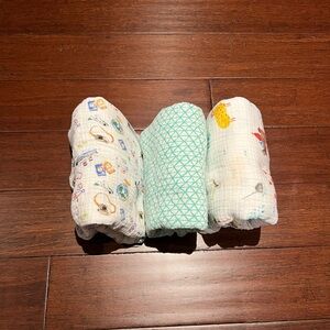 aden + anais Essentials Muslin Swaddle Blankets 100% Cotton 3 pack